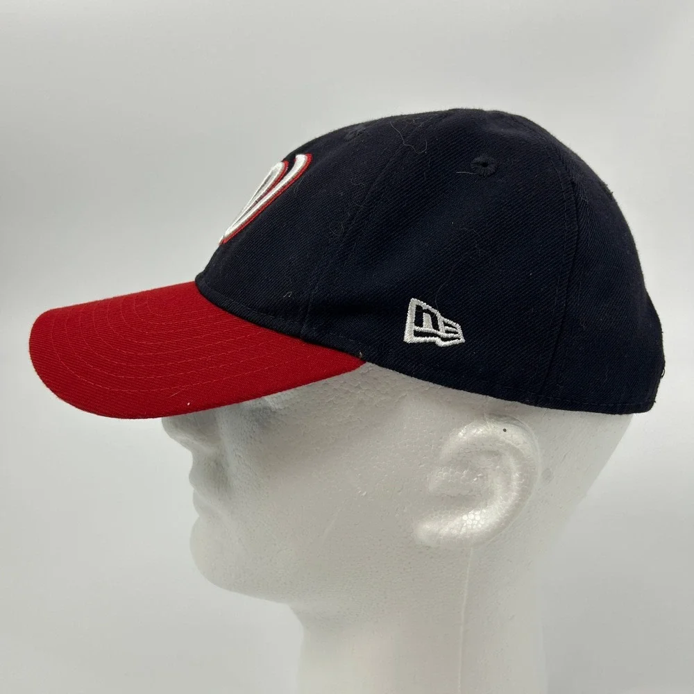 New Era Youth Washington Nationals MLB Baseball Cap Navy Red Logo‎ Adjustable